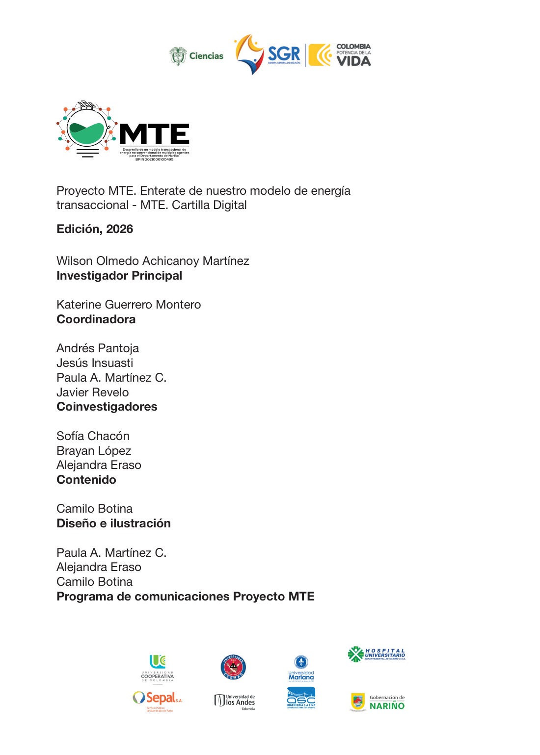 Cartilla digital MTE, página 2 de 9